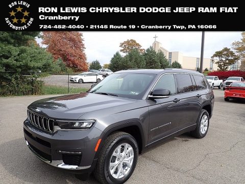 Baltic Gray Metallic Jeep Grand Cherokee L Limited 4x4.  Click to enlarge.