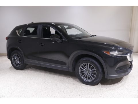 Jet Black Mica Mazda CX-5 Sport AWD.  Click to enlarge.