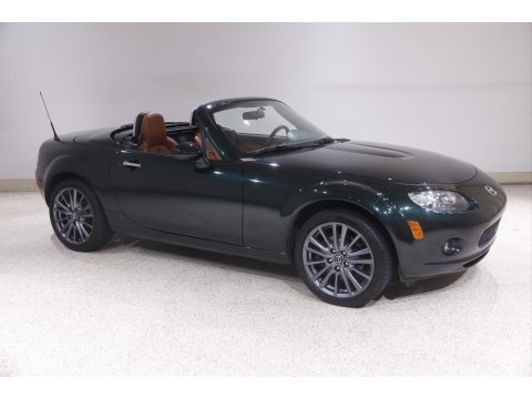 Highland Green Mazda MX-5 Miata Grand Touring Roadster.  Click to enlarge.