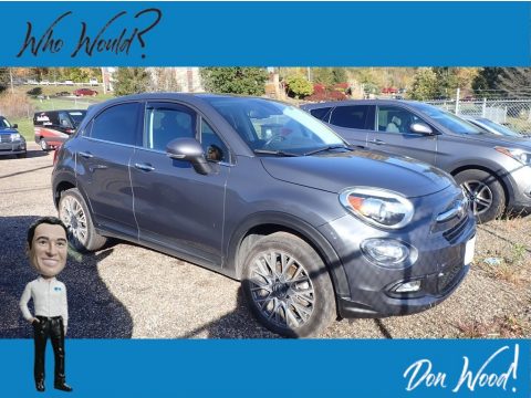 Grigio Graphite (Graphite Grey) Fiat 500X Lounge AWD.  Click to enlarge.