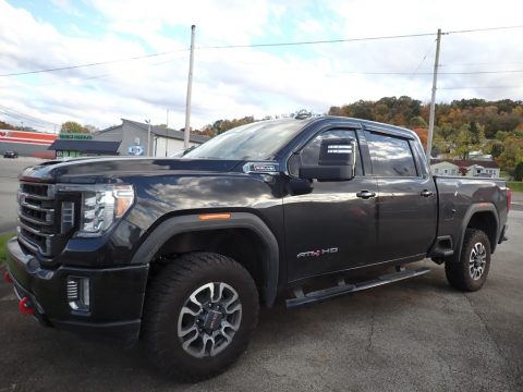 Carbon Black Metallic GMC Sierra 2500HD AT4 Crew Cab 4WD.  Click to enlarge.
