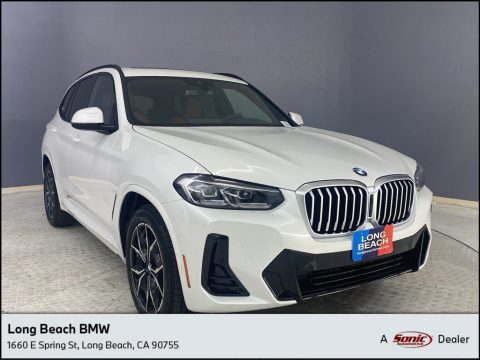 Mineral White Metallic BMW X3 sDrive30i.  Click to enlarge.