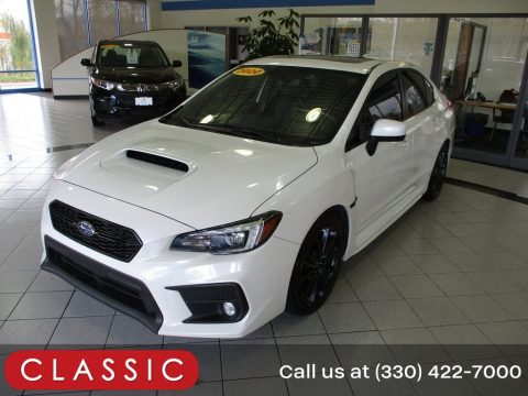 Crystal White Pearl Subaru WRX Limited.  Click to enlarge.