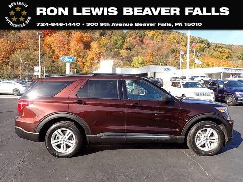 Rich Copper Metallic Ford Explorer XLT 4WD.  Click to enlarge.