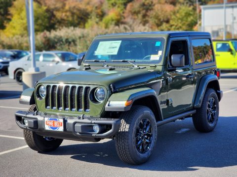 Sarge Green Jeep Wrangler Freedom Edition 4x4.  Click to enlarge.