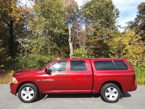 Deep Cherry Red Crystal Pearl Dodge Ram 1500 Express Crew Cab.  Click to enlarge.