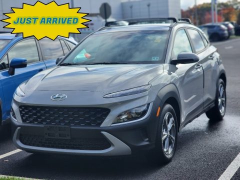 Cyber Silver Hyundai Kona SEL AWD.  Click to enlarge.