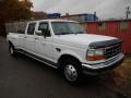 Front 3/4 View of 1995 Ford F350 XLT Crew Cab 4x4 Dually #3