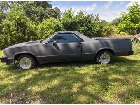 Custom Primer Black Chevrolet El Camino .  Click to enlarge.