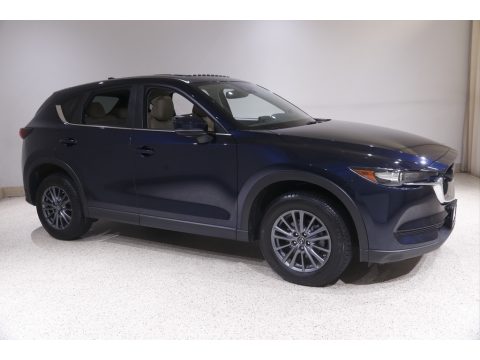 Deep Crystal Blue Mica Mazda CX-5 Touring AWD.  Click to enlarge.