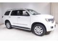  2019 Toyota Sequoia Blizzard White Pearl #1