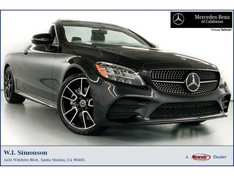 Black Mercedes-Benz C 300 Cabriolet.  Click to enlarge.