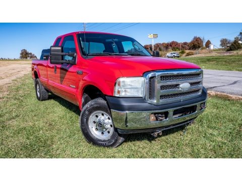 Red Clearcoat Ford F250 Super Duty XLT SuperCab 4x4.  Click to enlarge.