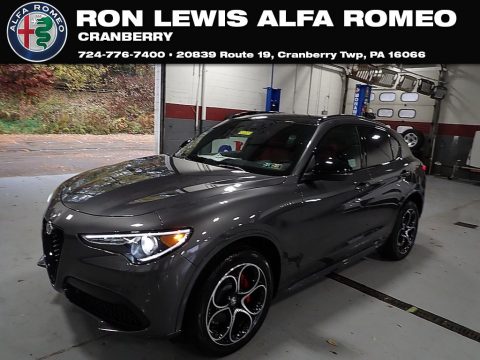 Vesuvio Gray Metallic Alfa Romeo Stelvio Veloce AWD.  Click to enlarge.