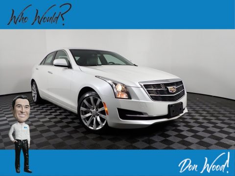 Crystal White Tricoat Cadillac ATS AWD.  Click to enlarge.