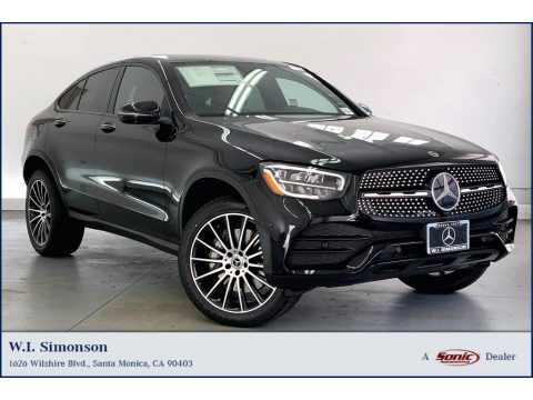 Black Mercedes-Benz GLC 300 4Matic Coupe.  Click to enlarge.