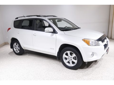 Blizzard White Pearl Toyota RAV4 Limited V6 4WD.  Click to enlarge.