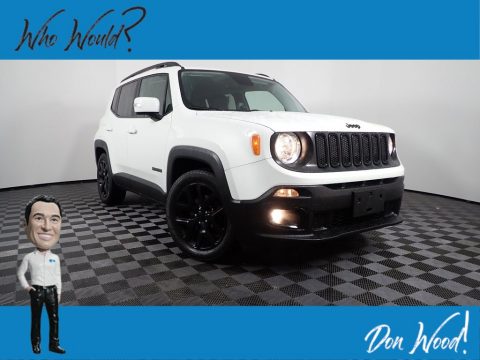 Alpine White Jeep Renegade Latitude.  Click to enlarge.