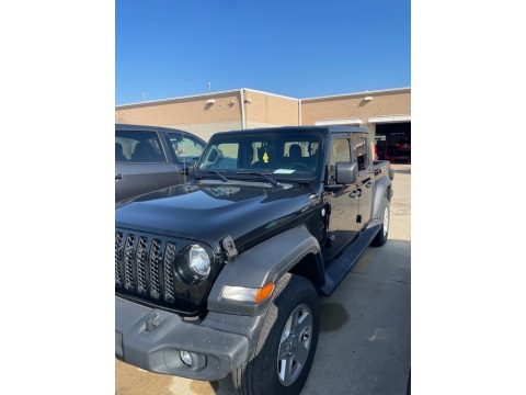 Black Jeep Gladiator Sport 4x4.  Click to enlarge.