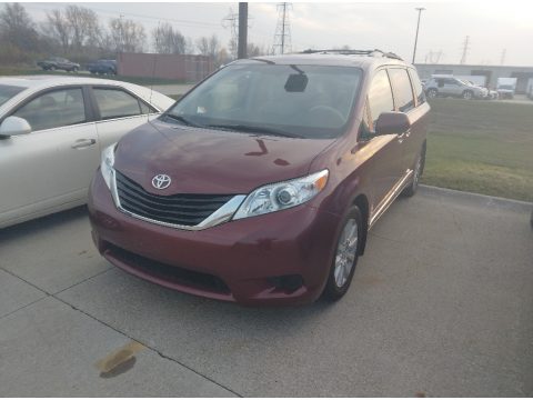 Salsa Red Pearl Toyota Sienna LE AWD.  Click to enlarge.