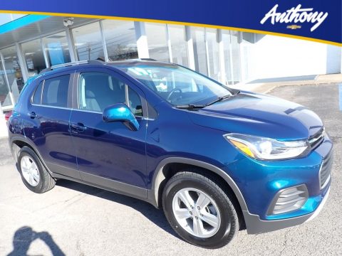 Pacific Blue Metallic Chevrolet Trax LT AWD.  Click to enlarge.