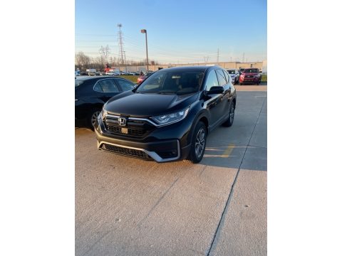 Crystal Black Pearl Honda CR-V EX AWD.  Click to enlarge.