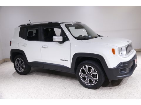 Alpine White Jeep Renegade Limited 4x4.  Click to enlarge.