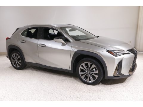 Atomic Silver Lexus UX 250h F Sport AWD.  Click to enlarge.