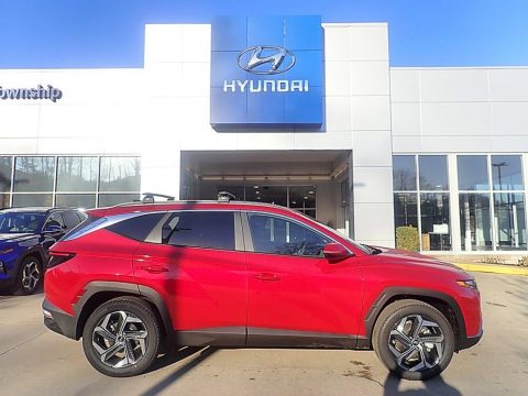 Calypso Red Pearl Hyundai Tucson SEL AWD.  Click to enlarge.
