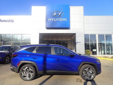 Intense Blue Hyundai Tucson SEL AWD.  Click to enlarge.