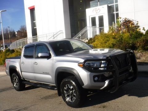 Silver Sky Metallic Toyota Tacoma TRD Off Road Double Cab 4x4.  Click to enlarge.