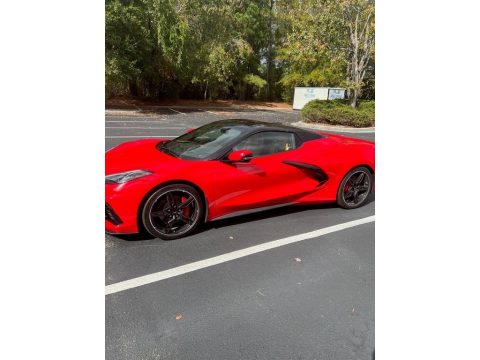 Torch Red Chevrolet Corvette Stingray Convertible.  Click to enlarge.