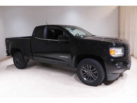 Onyx Black GMC Canyon SLE Extended Cab 4WD.  Click to enlarge.