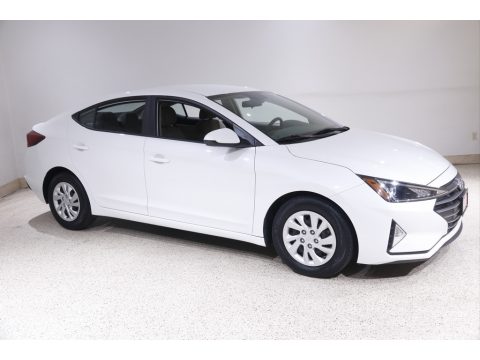 Quartz White Pearl Hyundai Elantra SE.  Click to enlarge.