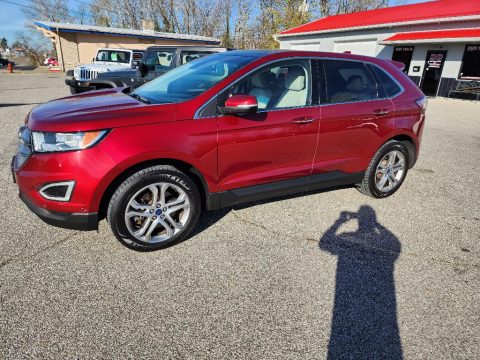Ruby Red Ford Edge Titanium.  Click to enlarge.