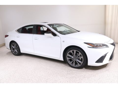 Ultra White Lexus ES 350 F Sport.  Click to enlarge.