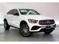 Front 3/4 View of 2023 Mercedes-Benz GLC 300 4Matic Coupe #12