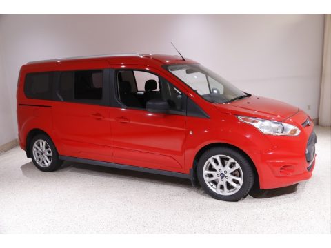 Race Red Ford Transit Connect XLT Passenger Wagon.  Click to enlarge.