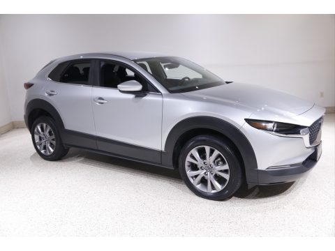 Sonic Silver Metallic Mazda CX-30 Select AWD.  Click to enlarge.
