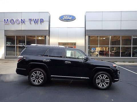 Midnight Black Metallic Toyota 4Runner Limited 4x4.  Click to enlarge.