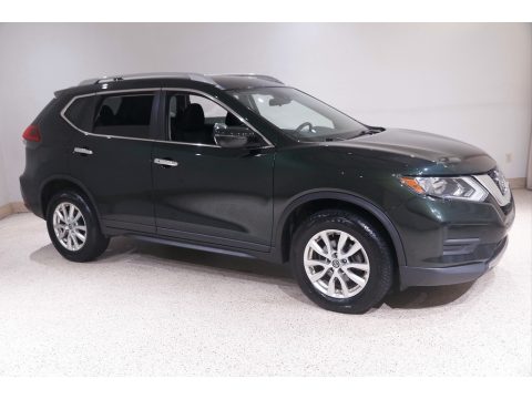 Midnight Pine Metallic Nissan Rogue SL AWD.  Click to enlarge.