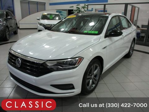 Pure White Volkswagen Jetta R-Line.  Click to enlarge.