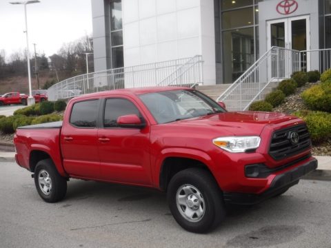 Barcelona Red Metallic Toyota Tacoma SR5 Double Cab 4x4.  Click to enlarge.