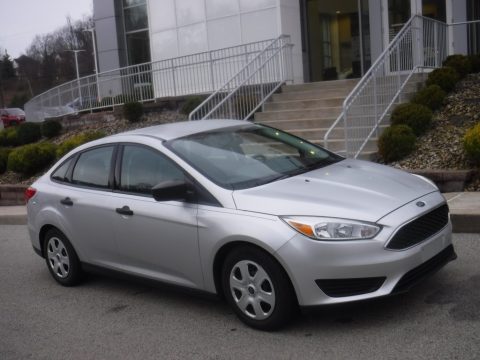 Ingot Silver Ford Focus S Sedan.  Click to enlarge.