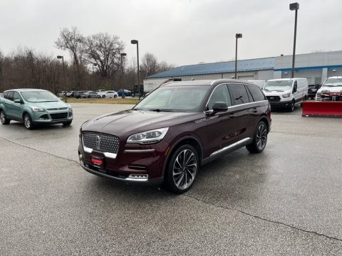 Burgundy Velvet Lincoln Aviator Reserve AWD.  Click to enlarge.