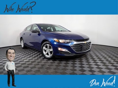 Pacific Blue Metallic Chevrolet Malibu LS.  Click to enlarge.