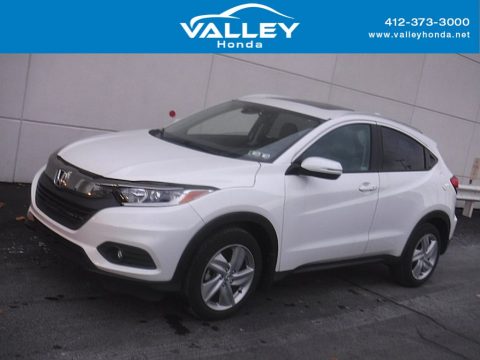 Platinum White Pearl Honda HR-V EX AWD.  Click to enlarge.