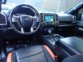  2018 Ford F150 Raptor Black/Orange Accent Interior #17