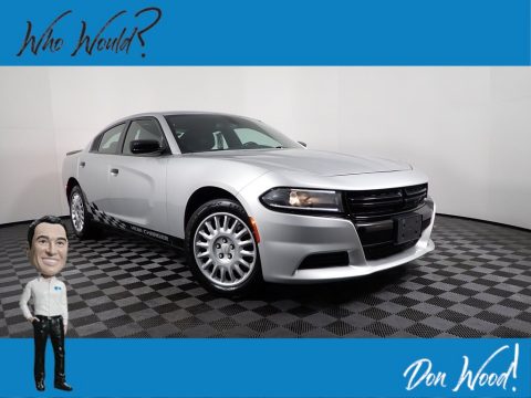 Bright Silver Metallic Dodge Charger Police Pursuit AWD.  Click to enlarge.