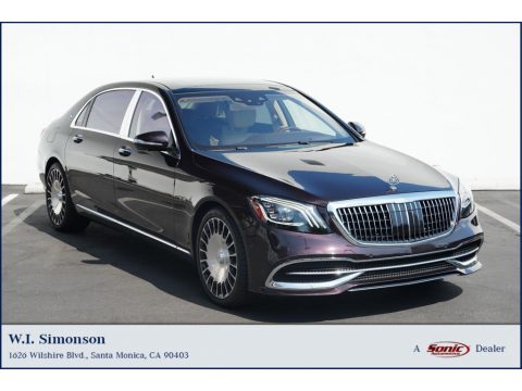 Ruby Black Metallic Mercedes-Benz S Maybach S 650.  Click to enlarge.